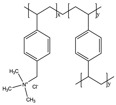 Structure of Amberlite IRA-402 commercial resin. | Download Scientific Diagram