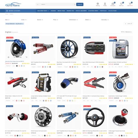 Prestashop Theme Fastest Drift - Auto Parts & Car Engines