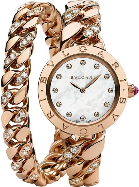 Selfridges - Bvlgari BVLGARI-BVLGARI Catene 18ct Pink-Gold and Diamond ...