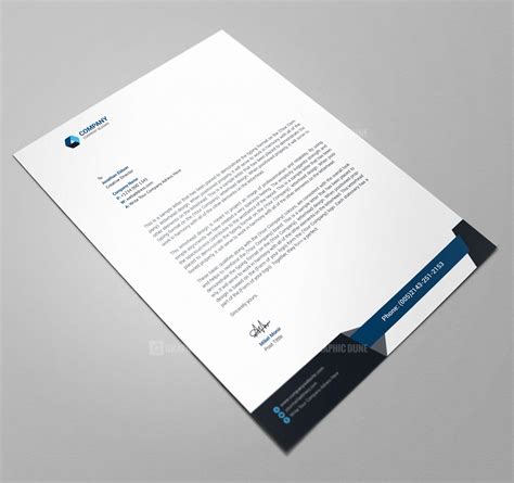 Elegant Letterhead · Premium Graphic Design Templates