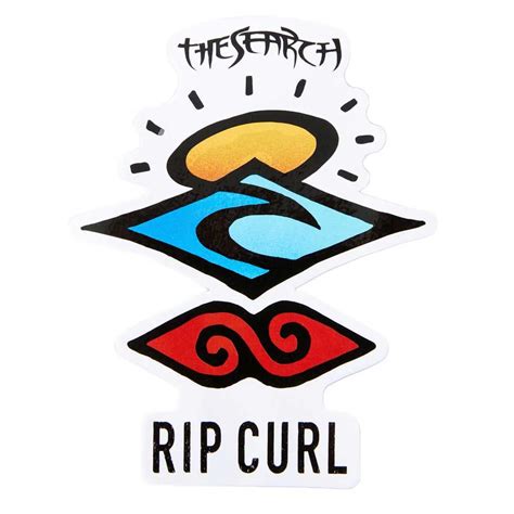 Rip curl Icons Of Surf Stickers Red | Xtremeinn