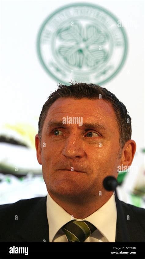 Soccer - Tony Mowbray Press Call - Celtic Park Stock Photo - Alamy