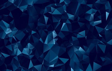 Blue Geometric Wallpaper Phone