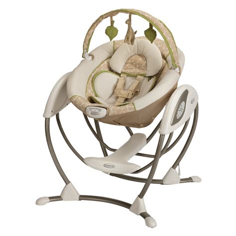 Amazon.com : Graco Glider LX Gliding Swing, Raffy : Stationary Baby Swings : Baby