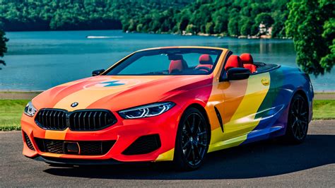 BMW Unveils official Pride Wrap on an 8 Series Convertible