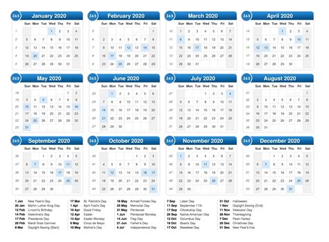 Pick 12 Month 2020 Printable Calendar | Calendar Printables Free Blank