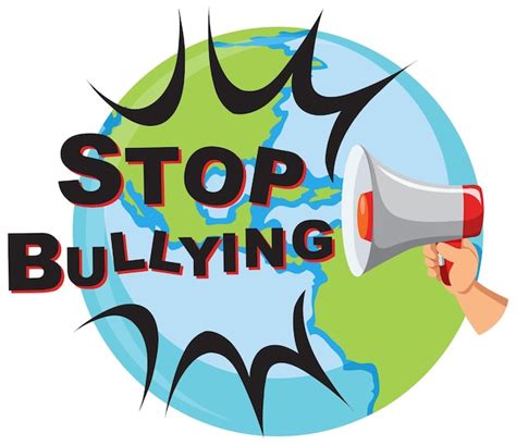 Free Vector | Stop bullying banner concept vector