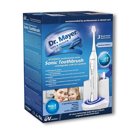 RECHARGEABLE SONIC TOOTHBRUSH WITH UV SANITIZER GTS2050UV | Doctor Mayer