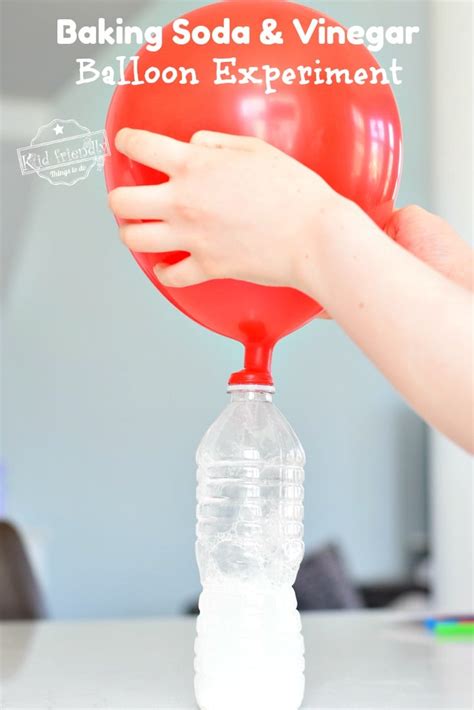 Baking Soda & Vinegar Balloon Experiment {Easy & Fun!} | Kid Friendly Things To Do