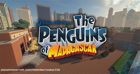 Penguins of Madagascar - Central Park zoo Minecraft Map