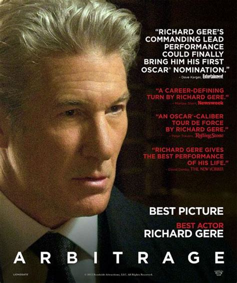 Arbitrage (2012) - Poster US - 600*769px