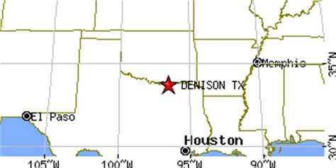 Denison, Texas (TX) ~ population data, races, housing & economy