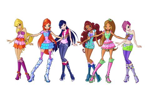 Imágenes de la ropa 5º temporada Winx Club en el juego Winx Party!! | Bloom winx club, Winx club ...