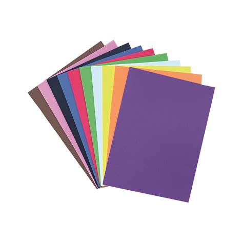 * 12x18" assorted color foam sheets - DBLG Import