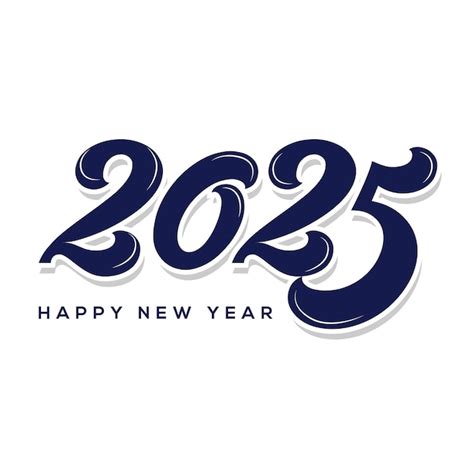 Premium Vector | New year 2025 typography logo design happy new year ...