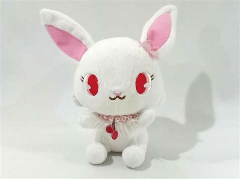 Jewelpet Ruby White Hare Plush Toy Pink Ear Animal Doll Sanrio Sega ...