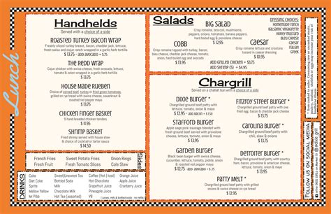 Menu — The Dixie Grill