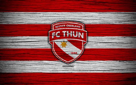 Download wallpapers Thun, 4k, wooden texture, Switzerland Super League ...