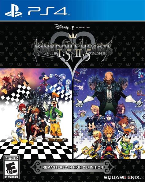 Kingdom Hearts HD 1.5 + 2.5 Remix box art - Gematsu