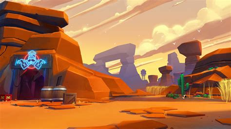 ArtStation - Brawl Stars: Environment Art, Tim Kaminski Western Games, 2d Game Art, Star ...