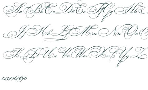 Fancy Cursive Letters | Template Business