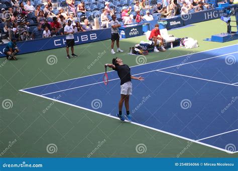 Taylor Fritz editorial photo. Image of august, open - 254856066