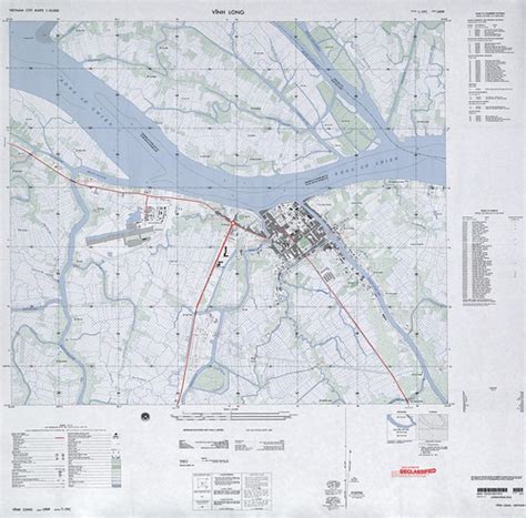 Declassified Map of Vinh Long - 1966 (Scale: 1:10,000) | Flickr