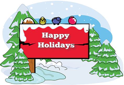 Christmas Clipart Clipart - december-happy-holidays_2-clipart - Classroom Clipart