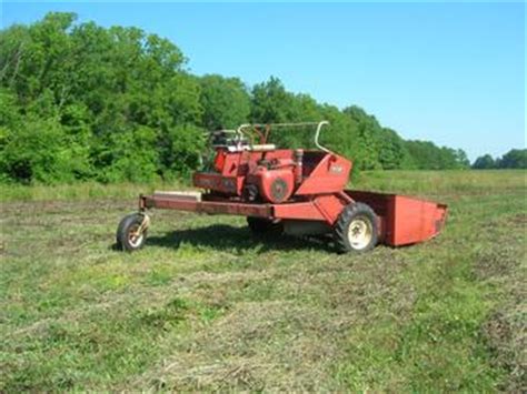 1968 Hesston 310 Self Propelled Windrower (Rear) - Yesterday's Tractors