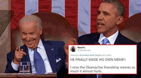 Bringing the bro-code back? Barack Obama posts hilarious meme for Joe ...