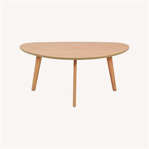 Mid Century Modern Wood Coffee Table - AptDeco