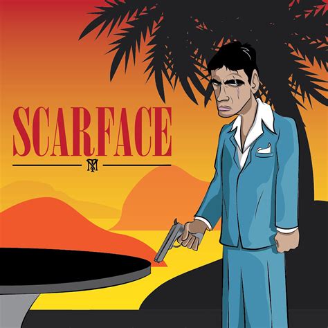 Scarface Cartoon on Behance