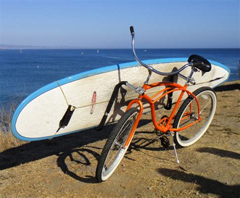 Removable Longboard Surfboard Bike Rack - StoreYourBoard.com