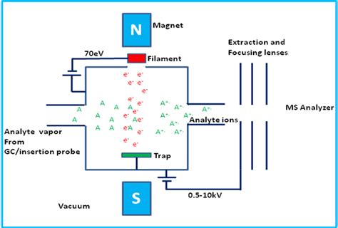 Mass Spectrometer Labelled Diagram