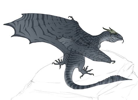 Speculative evolution - monitor lizard dragon by FabrizioDeRossi on DeviantArt