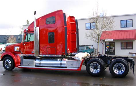 Red Semi Truck - Pacific Truck Colors