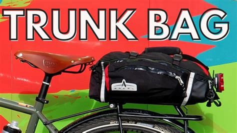 Arkel TailRider Trunk Bag Review: Is this the BEST BICYCLE TRUNK BAG? - YouTube