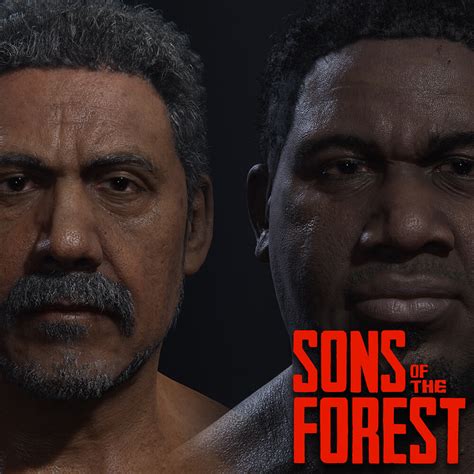 ArtStation - Sons of the Forest - Multiplayer Heads