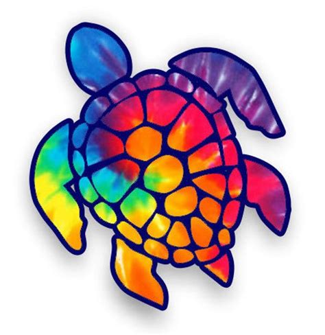 Sea Turtle Lilly Inspired Patterns Sticker for Yeti Car Truck or Laptop ...