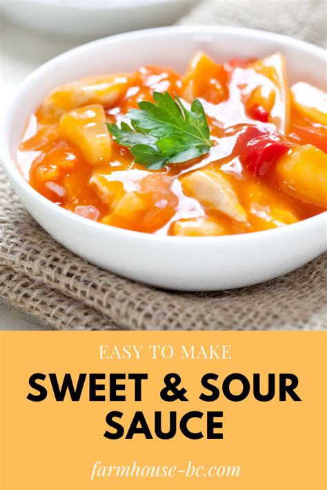 Easy Sweet and Sour Sauce Recipe | Recipe sweet and sour sauce, Sweet and sour recipes, Sour foods