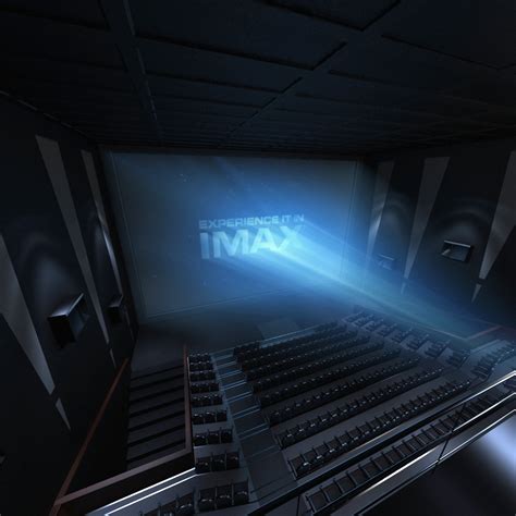 3d imax theatre interior model