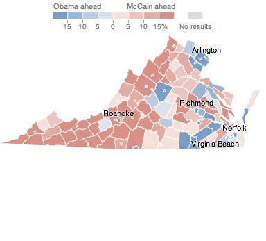 Virginia - Election Results 2008 - The New York Times