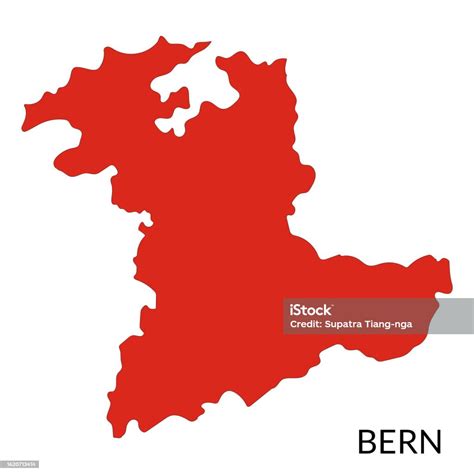 Bern City Map Switzerland Map Stock Illustration - Download Image Now ...