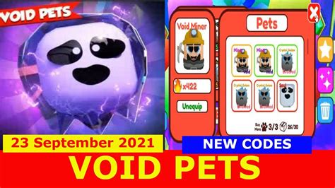 NEW UPDATE CODES [VOID PETS!] BEST PETS! Destroyer Simulator ROBLOX ...