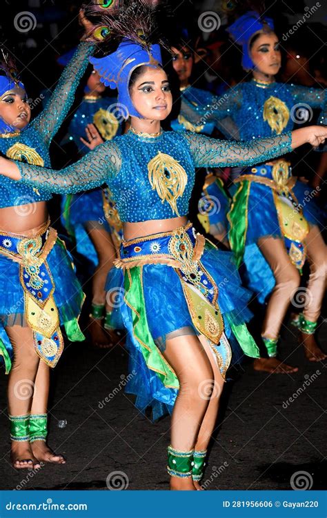 Peacock Dance In A Perahera, Sri Lanka Editorial Photo | CartoonDealer ...