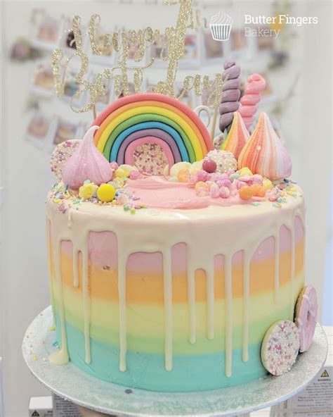 Birthday Cakes Girls Kids, Girly Birthday Cakes, Candy Birthday Cakes, Rainbow Birthday Cake ...