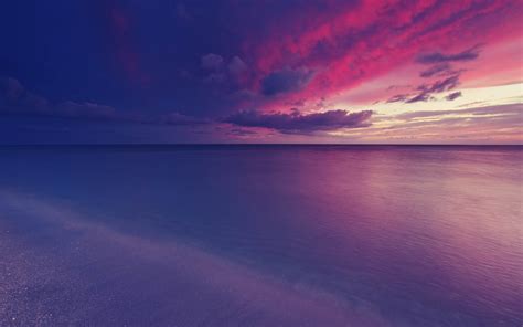 1920x1080 resolution | purple and white abstract painting, sea, clouds, sky, nature HD wallpaper ...