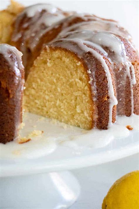 Lemon Bundt Cake with Lemon Glaze - Shaken Together