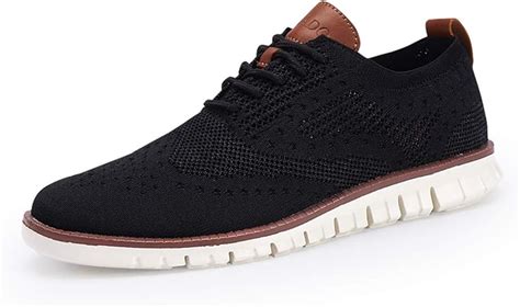 Men's Mesh Oxford Breathable Walking Shoes Casual Lightweight Lace up ...