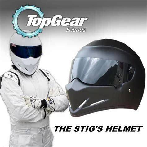 For TopGear Stig's Helmet / Collectable / as SIMPSON Helmet / Motorcycle Helmet / The STIG Matte ...